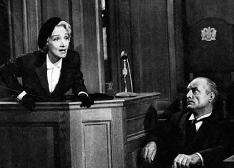 Marlene Dietrich jako  Christine Vole